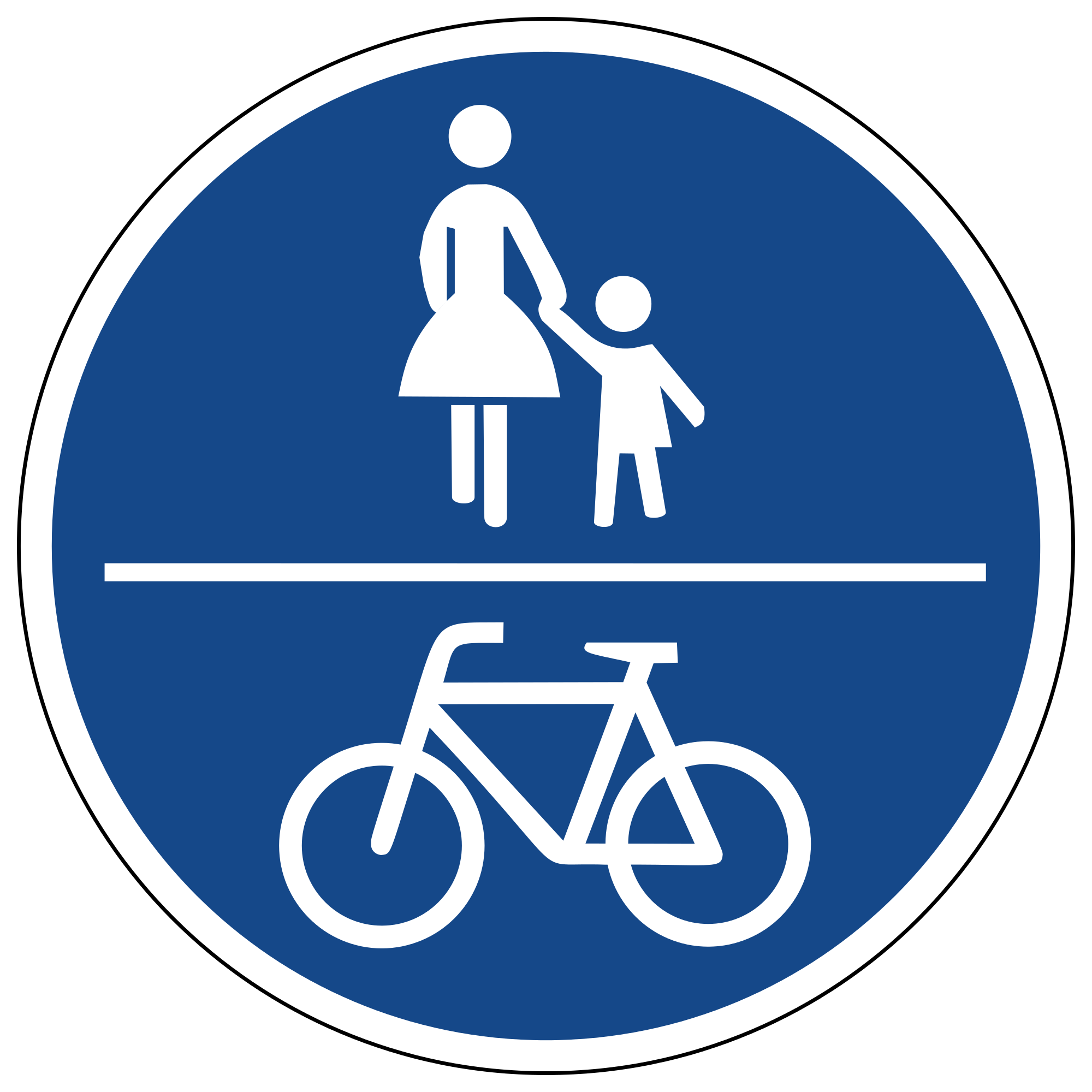 Fahrrad Verkehrszeichen 240