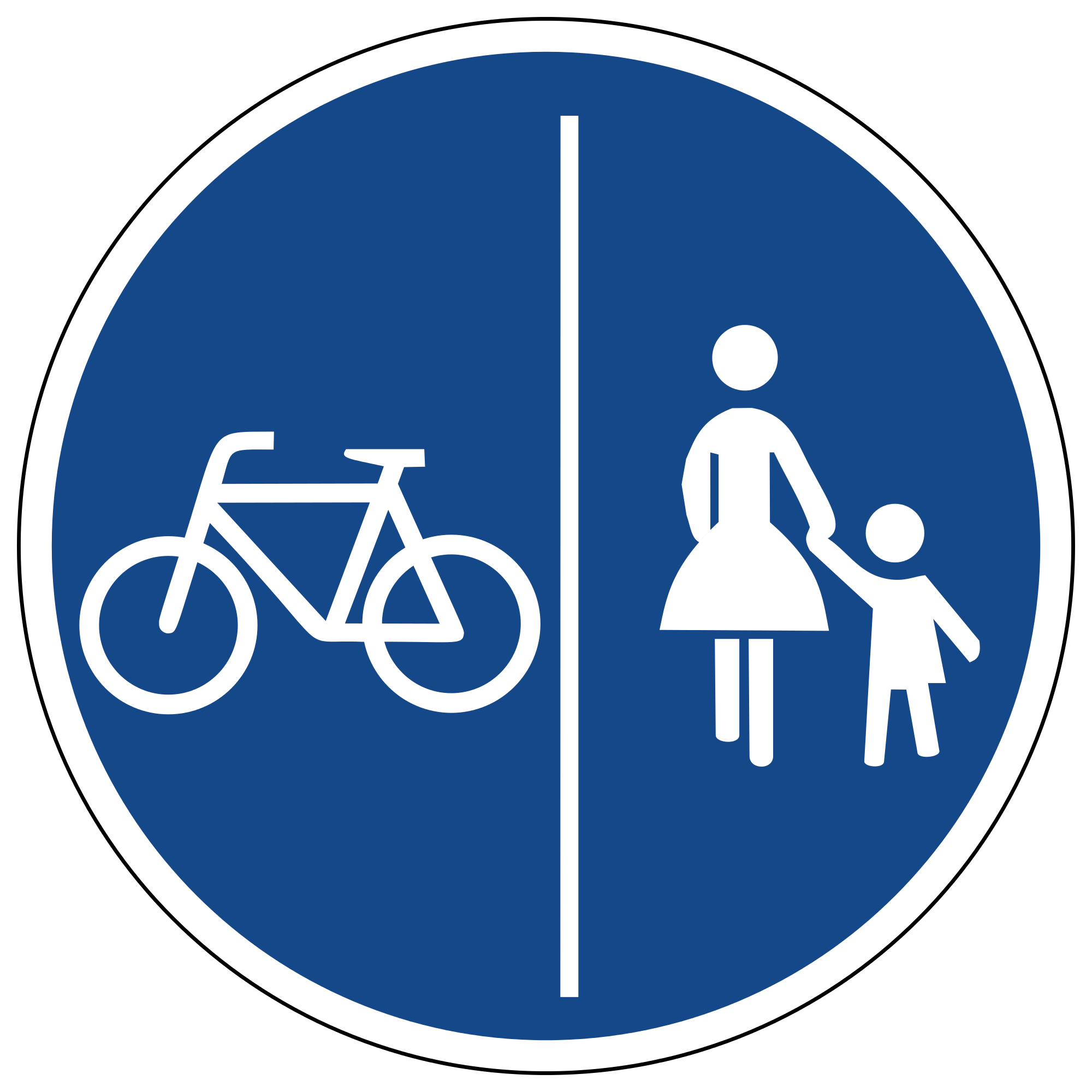 Fahrrad Verkehrszeichen 241-30
