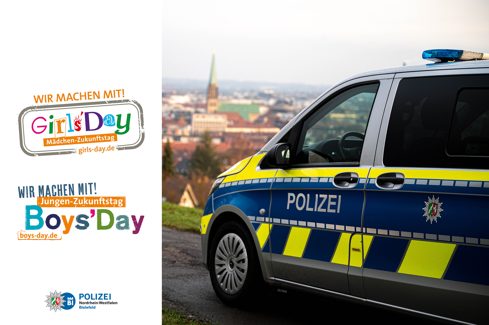 Girls' and Boys'Day bei der Polizei Bielefeld