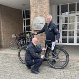 Fahrradregistrieraktion in Bielefeld