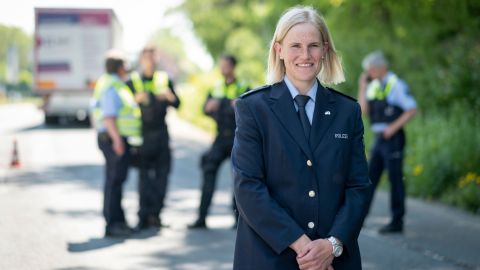 Mareen Weische, Head of the Traffic Directorate of the Märkischer Kreis district police authority, is aware of the difficult situation her officers face between annoyed residents and motorists.