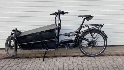 Lastenfahrrad umlackiert