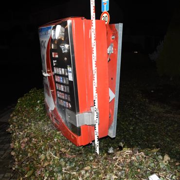 Gesprengter Zigarettenautomat