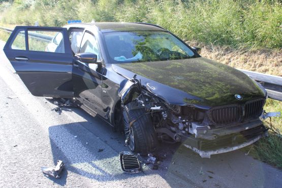 Unfallwagen mit Totalschaden