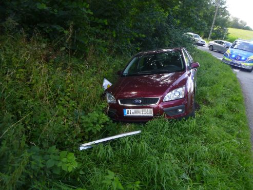 Unfallstelle Dornberger Straße und Bergstraße