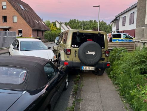 Unfallstelle in der Hainteichstraße