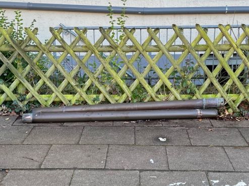 abgelegte Kupferrohre