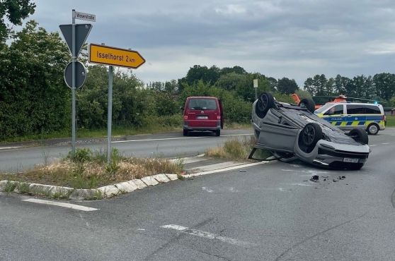 Unfallstelle Brockhagener Straße / Weserstraße
