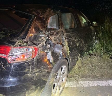 Unfallwagen nach Trunkenheitsfahrt