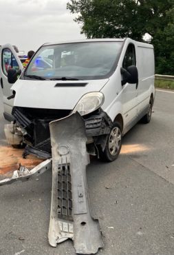 Beschädigter Renault Trafic