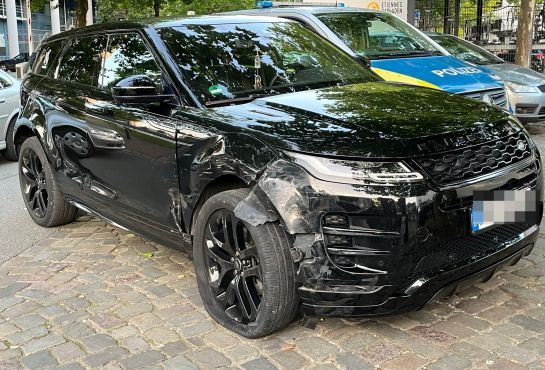 Beschädigter Unfallverursacher