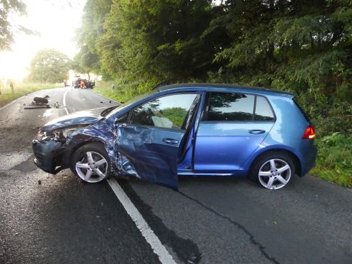 Verkehrsunfall auf der L323