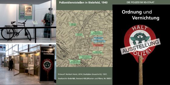 Faltblatt Ausstellung Ordnung und Vernichtung